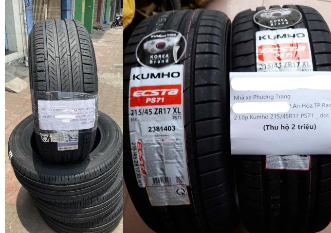 Thanh An Autocare giao lốp xe ô tô